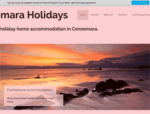 Tablet Screenshot of connemara-holidays.com
